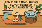 How to Build an At-Home MS Recovery Corner (with Cold Plunge Setup)