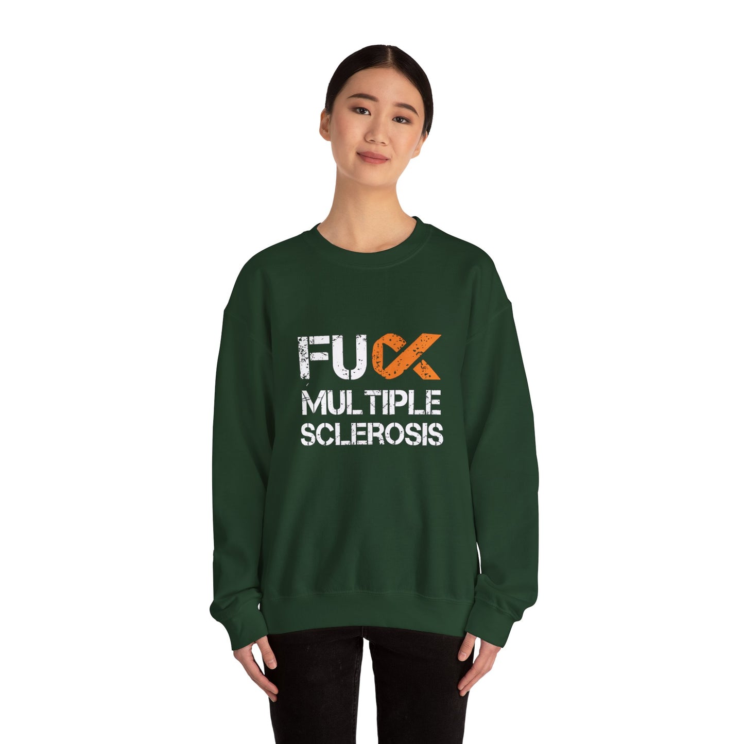 F*ck Multiple Sclerosis” Unisex Long Sleeve Shirt