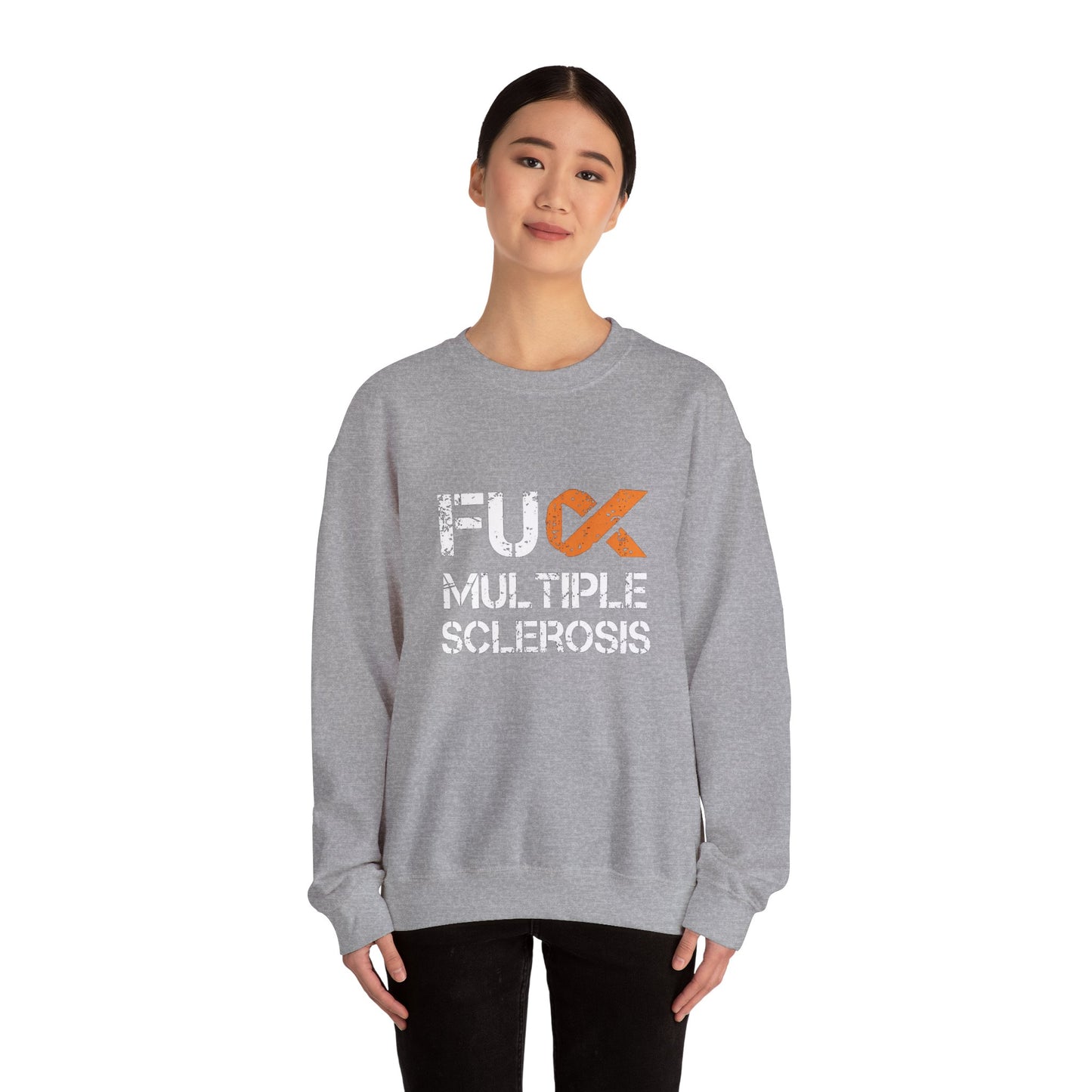 F*ck Multiple Sclerosis” Unisex Long Sleeve Shirt
