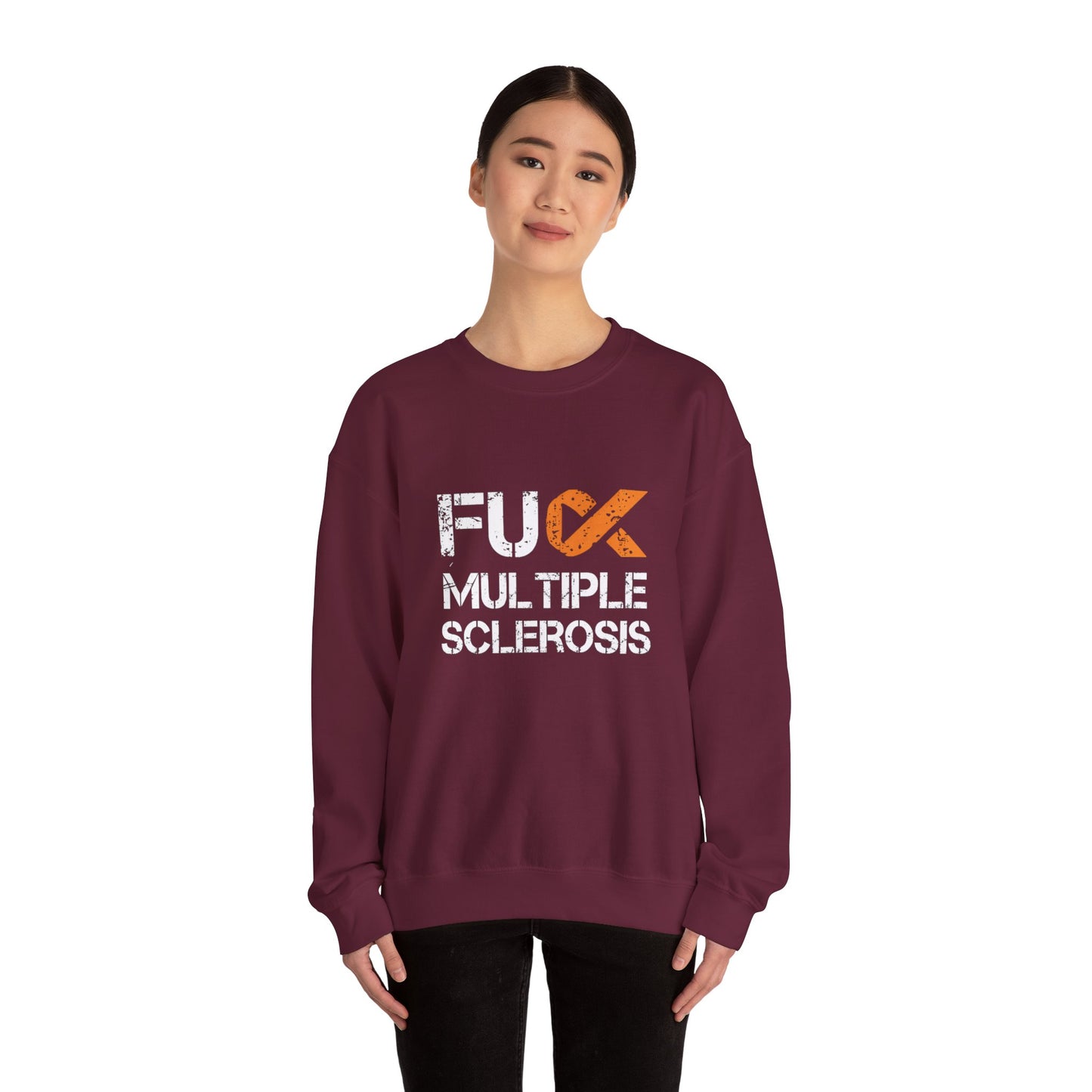 F*ck Multiple Sclerosis” Unisex Long Sleeve Shirt