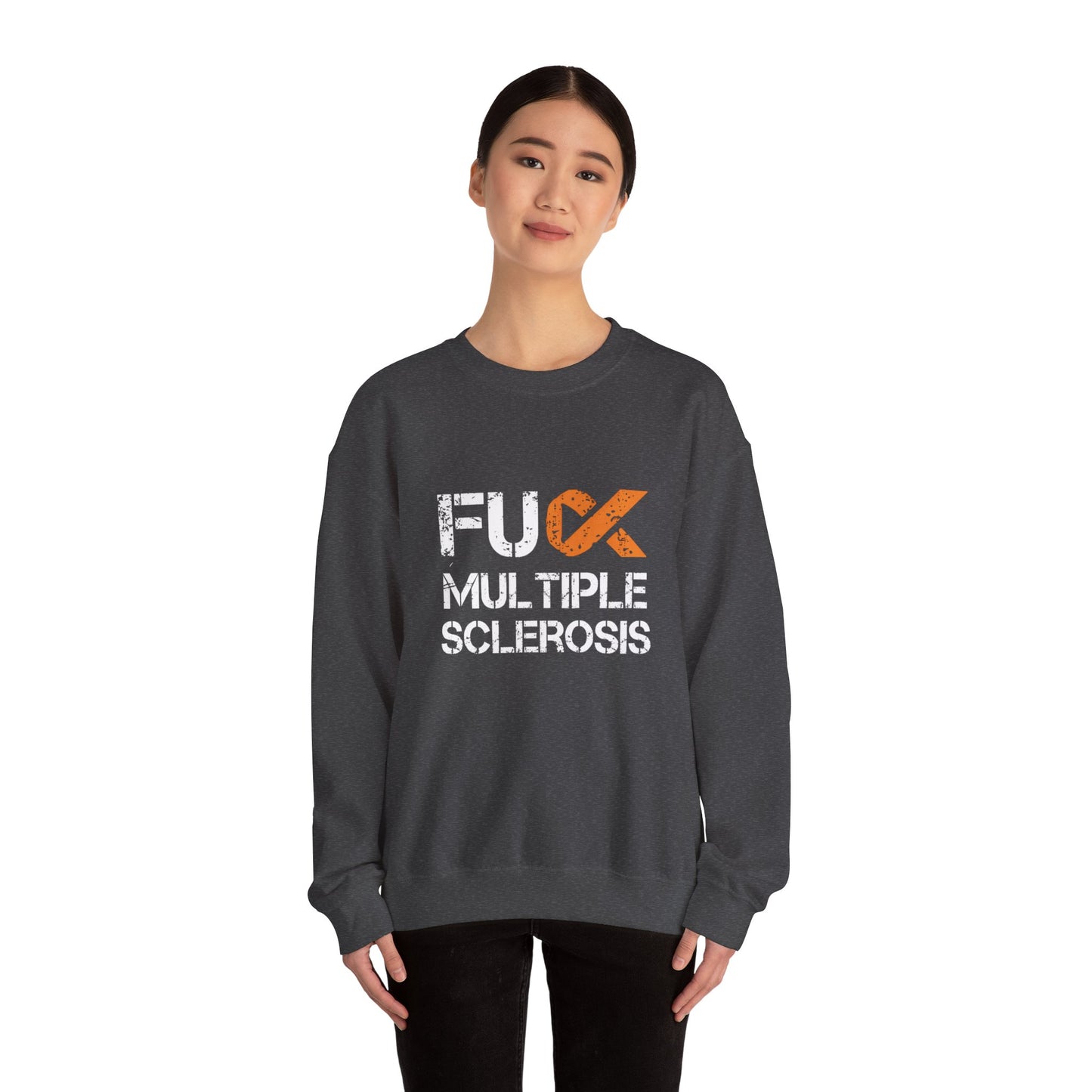 F*ck Multiple Sclerosis” Unisex Long Sleeve Shirt