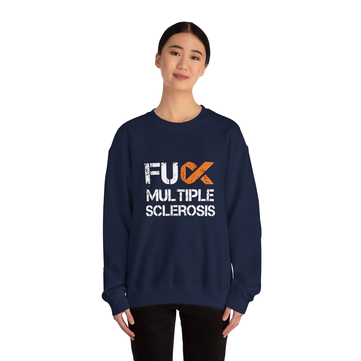F*ck Multiple Sclerosis” Unisex Long Sleeve Shirt