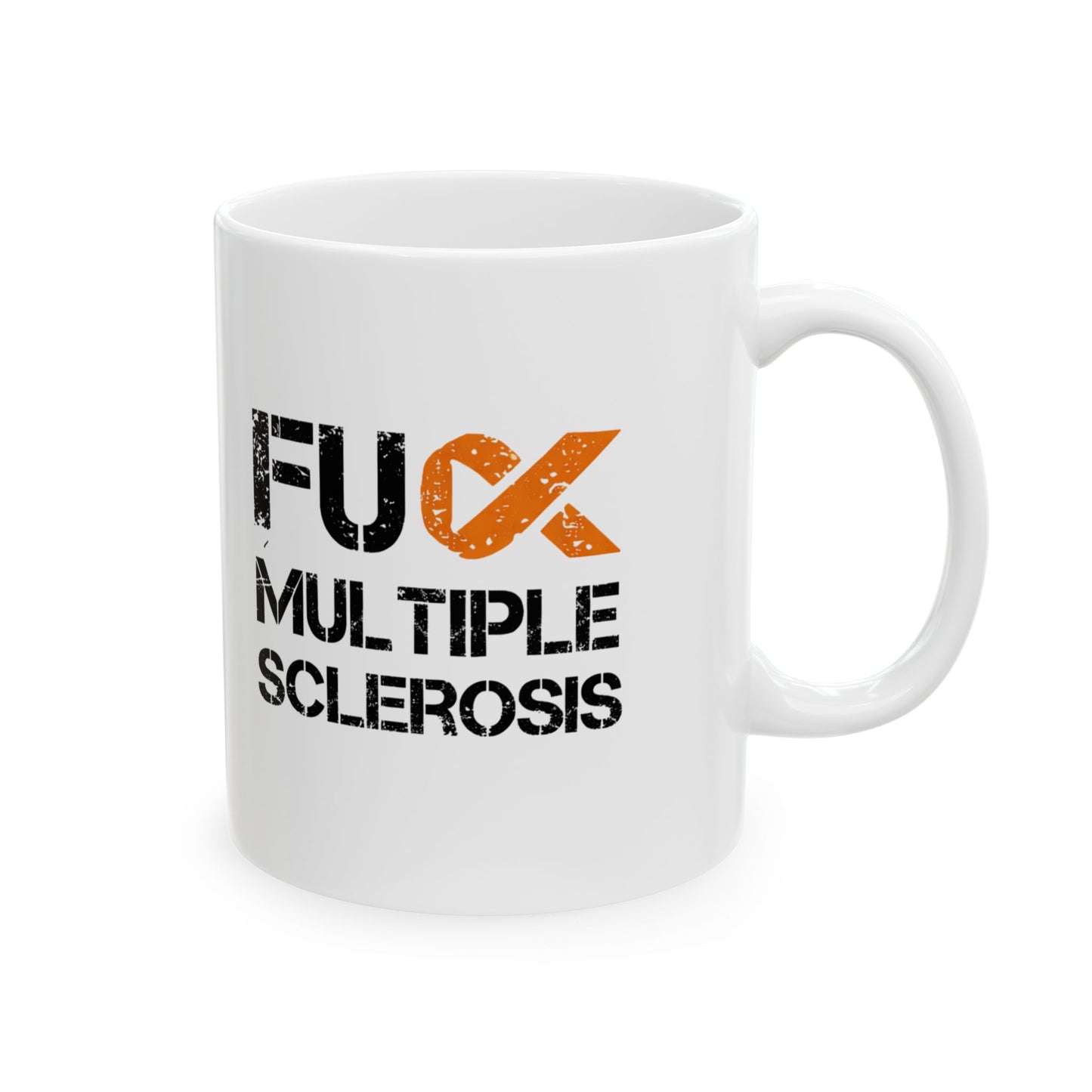 MS Awareness Ceramic Mug — F**k Multiple Sclerosis